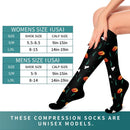 6Pairs Compression Socks for Women and Men - Best for Circulation, Running, Athletic, Recover, Nurse, Travel S/M 10 Black 5 Pairs/White