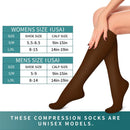 6Pairs Compression Socks for Women and Men - Best for Circulation, Running, Athletic, Recover, Nurse, Travel S/M 25 Khaki Series