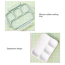 Xuniizn Bento Box Adult Lunch Box, Containers for Adults Men Women, Lunchable Food Container with Utensils, Sauce Jar, Muffin Liners, Microwave & Dishwasher Safe Green