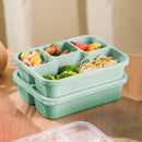 Xuniizn Bento Box Adult Lunch Box, Containers for Adults Men Women, Lunchable Food Container with Utensils, Sauce Jar, Muffin Liners, Microwave & Dishwasher Safe Green