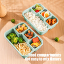 Xuniizn Bento Box Adult Lunch Box, Containers for Adults Men Women, Lunchable Food Container with Utensils, Sauce Jar, Muffin Liners, Microwave & Dishwasher Safe Green