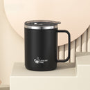 Insulated Coffee Mug with Handle & Lid - 17oz Stainless Steel Travel Tumbler, Double Wall Vacuum (Black) by PALIFEUR 01_【Limited Edition】 2026 New Model Smart Coffee Mug