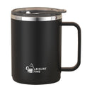 Insulated Coffee Mug with Handle & Lid - 17oz Stainless Steel Travel Tumbler, Double Wall Vacuum (Black) by PALIFEUR 01_【Limited Edition】 2026 New Model Smart Coffee Mug