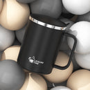 Insulated Coffee Mug with Handle & Lid - 17oz Stainless Steel Travel Tumbler, Double Wall Vacuum (Black) by PALIFEUR 01_【Limited Edition】 2026 New Model Smart Coffee Mug