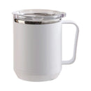 Insulated Coffee Mug with Handle & Lid - 17oz Stainless Steel Travel Tumbler, Double Wall Vacuum (Black) by PALIFEUR 11_【Office Essential】 Desktop Smart Temperature Control Coffee Mug