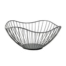 JWDX Fruit Plate Clearance, Modern Creative Single Tier Dish Wire Fruit Vegetables Bread Decorative Stand Serving Bowls Basket Holder Table Centerpiece Decorative Hold Vegetables Bread Sn BK2