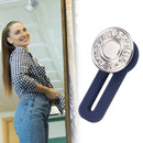 Jeans Button Extender JWDX, 1 Button Extender Button Extenders for Jeans Pants Button Extender Waist Extenders for Pants for Women for Men No Sewing Instant Waistband Extension 11.8 Inches 11.8" Silver