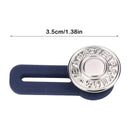 Jeans Button Extender JWDX, 1 Button Extender Button Extenders for Jeans Pants Button Extender Waist Extenders for Pants for Women for Men No Sewing Instant Waistband Extension 11.8 Inches 11.8" Silver