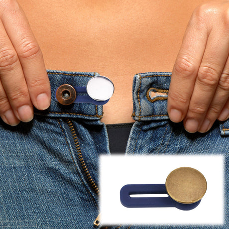 Jeans Button Extender JWDX, 1 Button Extender Button Extenders for Jeans Pants Button Extender Waist Extenders for Pants for Women for Men No Sewing Instant Waistband Extension 11.8 Inches 11.8