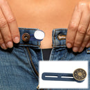 Jeans Button Extender JWDX, 1 Button Extender Button Extenders for Jeans Pants Button Extender Waist Extenders for Pants for Women for Men No Sewing Instant Waistband Extension 11.8 Inches 11.8" Bronze