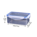 Kitchen Refrigerator Rectangular Food Container Microwave Heat Plastic Lunch Box Food Lunch Box Fruit Storage Sealed Box,Lunch Box，Bento Box B