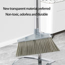 Grrvtrz Broomstick and Dustpan Set Long Adjustable Handle and Dustpan Combo for Sweeping Pet Hair From Home Office Kitchen Hall Floors Indoor and Outdoor Cleaning,Sweeping,Cleaning Supplies 12.2*11.42*3.74 Gray