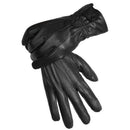 LGCASL Clearance! Mens Gloves，Gloves for Men，Mens Winter Gloves，Mens Leather Gloves Mens Winter Black Leather Gloves for Driving Dress Real Sheepskin Leather Warm Fleece Lined Gloves- 23*12cm Black