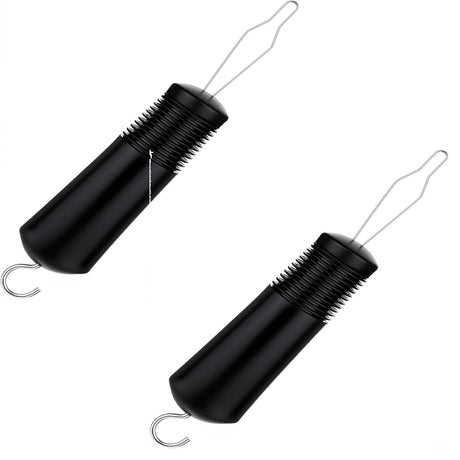 LGCASL Buttoning Tools Button Hook for Seniors One Handed Button Assist Tool for Elderly & Disabled Zipper Pull Helper for Dresses Shirts and Daily Living Black 2 Pack