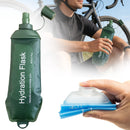150ml Soft Flask,Light Tpu Foldable Soft Water Bottle Leak Proof Hydration Flask,Soft Water Bottle Running for Running Hiking Cycling Camping Portable Travel Sports Water Bag Easy to Carry L(500ml) Army Green