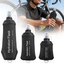150ml Soft Flask,Light Tpu Foldable Soft Water Bottle Leak Proof Hydration Flask,Soft Water Bottle Running for Running Hiking Cycling Camping Portable Travel Sports Water Bag Easy to Carry S(150ml) Light Blue