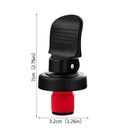 JWDX Wine Stopper Clearance! Red Wine Stopper Pumping Fresh Keeping Stopper Manually Press Down Wine Bottle Stopper Champagne Stopper Wine Vacuum Wine Stopper, Include 1X Wine Bottle Stopper Black