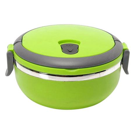 JWDX Storage Containers Clearance! Stainless Steel Round 1 Layer Insulated Food Thermal Containers Lunch Box Case, Storage Container Promotion Include 1Pc Round Lunch Box Green