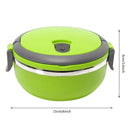 JWDX Storage Containers Clearance! Stainless Steel Round 1 Layer Insulated Food Thermal Containers Lunch Box Case, Storage Container Promotion Include 1Pc Round Lunch Box Green