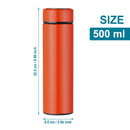 JWDX Glass and Bottle Clearance! Stainless Steel Vacuum Flask Smart Kettle Lcd Screen Display Temperature, Kitchen Cups Promotion Include 1×Thermos Cup Orange
