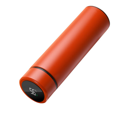JWDX Glass and Bottle Clearance! Stainless Steel Vacuum Flask Smart Kettle Lcd Screen Display Temperature, Kitchen Cups Promotion Include 1×Thermos Cup Orange