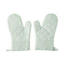 JWDX Oven Mitts Clearance! Premium Silicone Slip Oven Set Soft Flexible Oven Gloves Heat Kitchen Cooking Mitts Hands From Hot Surfaces Cookie Sheets Pair Set of 2, Include 1 Pair of Gloves Green