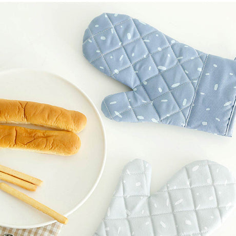 JWDX Oven Mitts Clearance! Premium Silicone Slip Oven Set Soft Flexible Oven Gloves Heat Kitchen Cooking Mitts Hands From Hot Surfaces Cookie Sheets Pair Set of 2, Include 1 Pair of Gloves Grey
