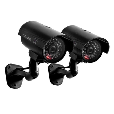 JWDX Office and Craft and Stationery Clearance! Fake Camera Simulation Waterproof Security Cctv Surveillance Camera, Surveillance Camera Cctv Camera Dummy Office and Stationery, include 1X Camera Black
