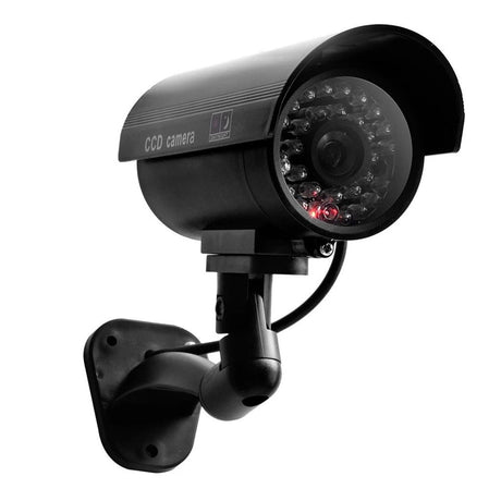 JWDX Office and Craft and Stationery Clearance! Fake Camera Simulation Waterproof Security Cctv Surveillance Camera, Surveillance Camera Cctv Camera Dummy Office and Stationery, include 1X Camera Black