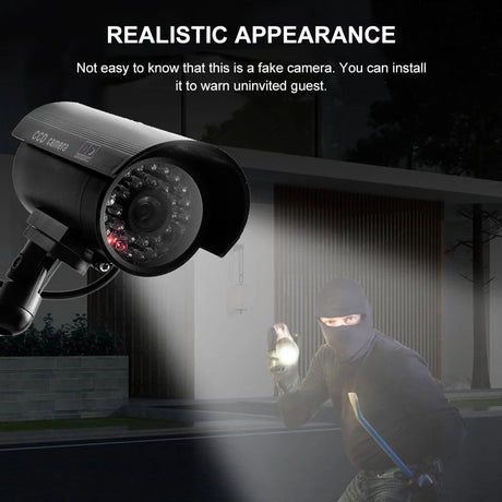 JWDX Office and Craft and Stationery Clearance! Fake Camera Simulation Waterproof Security Cctv Surveillance Camera, Surveillance Camera Cctv Camera Dummy Office and Stationery, include 1X Camera Black