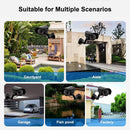 JWDX Office and Craft and Stationery Clearance! Fake Camera Simulation Waterproof Security Cctv Surveillance Camera, Surveillance Camera Cctv Camera Dummy Office and Stationery, include 1X Camera Black