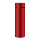 Clearance Back to School Supplies! JWDX Led Smart Touch Screen Temperature Measurement Thermos Cup Boutique Smart Display Series Inner 304 Material + Outer 201 Material 1Pc White Red