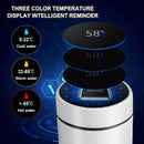 Clearance Back to School Supplies! JWDX Led Smart Touch Screen Temperature Measurement Thermos Cup Boutique Smart Display Series Inner 304 Material + Outer 201 Material 1Pc White