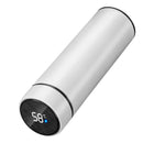 Clearance Back to School Supplies! JWDX Led Smart Touch Screen Temperature Measurement Thermos Cup Boutique Smart Display Series Inner 304 Material + Outer 201 Material 1Pc White