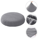 Ortofally Bar Stool Covers Stretchy Round Chair Covers Slipcover Washable Stool Cushion Elastic Bar Chair Covers 2.50X1.50X1.00CM Grey