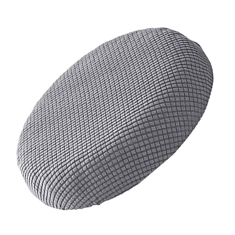 Ortofally Bar Stool Covers Stretchy Round Chair Covers Slipcover Washable Stool Cushion Elastic Bar Chair Covers 2.50X1.50X1.00CM Grey