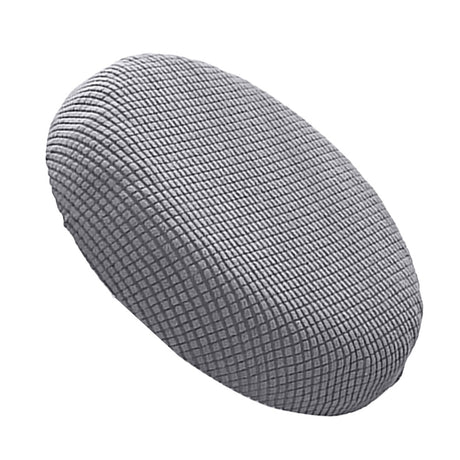 Ortofally Bar Stool Covers Stretchy Round Chair Covers Slipcover Washable Stool Cushion Elastic Bar Chair Covers 2.50X1.50X1.00CM Grey