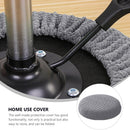 Ortofally Bar Stool Covers Stretchy Round Chair Covers Slipcover Washable Stool Cushion Elastic Bar Chair Covers 2.50X1.50X1.00CM Grey