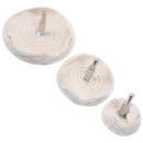 SWETRACE drill polishing pad Polishing Cloth Beige For Metal Surface Cleaning 3pcs