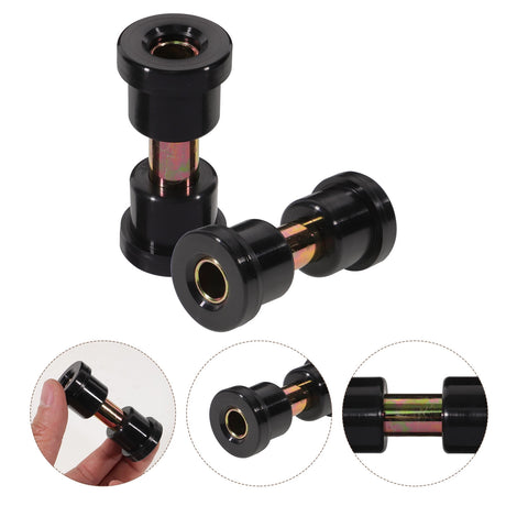 SWETRACE Golf Cart Bushing Kit 8Pcs Iron Rubber Heat Treatment Precise Processing Stable
