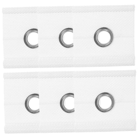 SWETRACE 6Pcs Awnings Tool for RV Canopy and Garden Parties White 1.97X1.97X0.28in