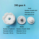 Plastic Gear For Gearbox 550 And 390 ChildrenS Electric Car Kid Ride On Toy 390 B Small Gear Smile Home