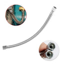 1Pc Air Compressor Tube Stainless Steel 350Mm Air Compressor Flexible Hose Air Pump Check Valve Connecting Pipe Smile Home