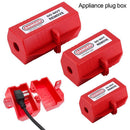 1Pc Electrical Plug-Lock Box Safety Tools For Electrical Industrial Household Plug-Power Lock Device Plastic Abs Safety Tools M Smile Home