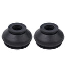 Universal Rubber Dust Cover Ball Joint Boots Track Rod End Set Of 2 For Car Suspension