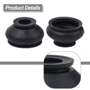 Universal Rubber Dust Cover Ball Joint Boots Track Rod End Set Of 2 For Car Suspension