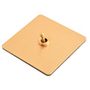 Toggle Light Rocker Switch 1/2 Way Retro Brass Plate Lever 86 Type Toggle Switch 1 Gang Smile Home 1 Gang