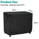 Waterproof Outdoor Prep Movable Dining Cart Pizza Oven Patio Grill Table Cover 104*61*81Cm Smile Home 84*61*81Cm