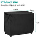 Waterproof Outdoor Prep Movable Dining Cart Pizza Oven Patio Grill Table Cover 104*61*81Cm Smile Home 104*61*81Cm