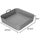 Easily Washable Silicone Liner Designed Specifically for Cosori Air Fryers gray